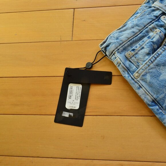 Rag & Bone Maya High Waist Raw Hem Denim Shorts Size 26 - Picture 3 of 7